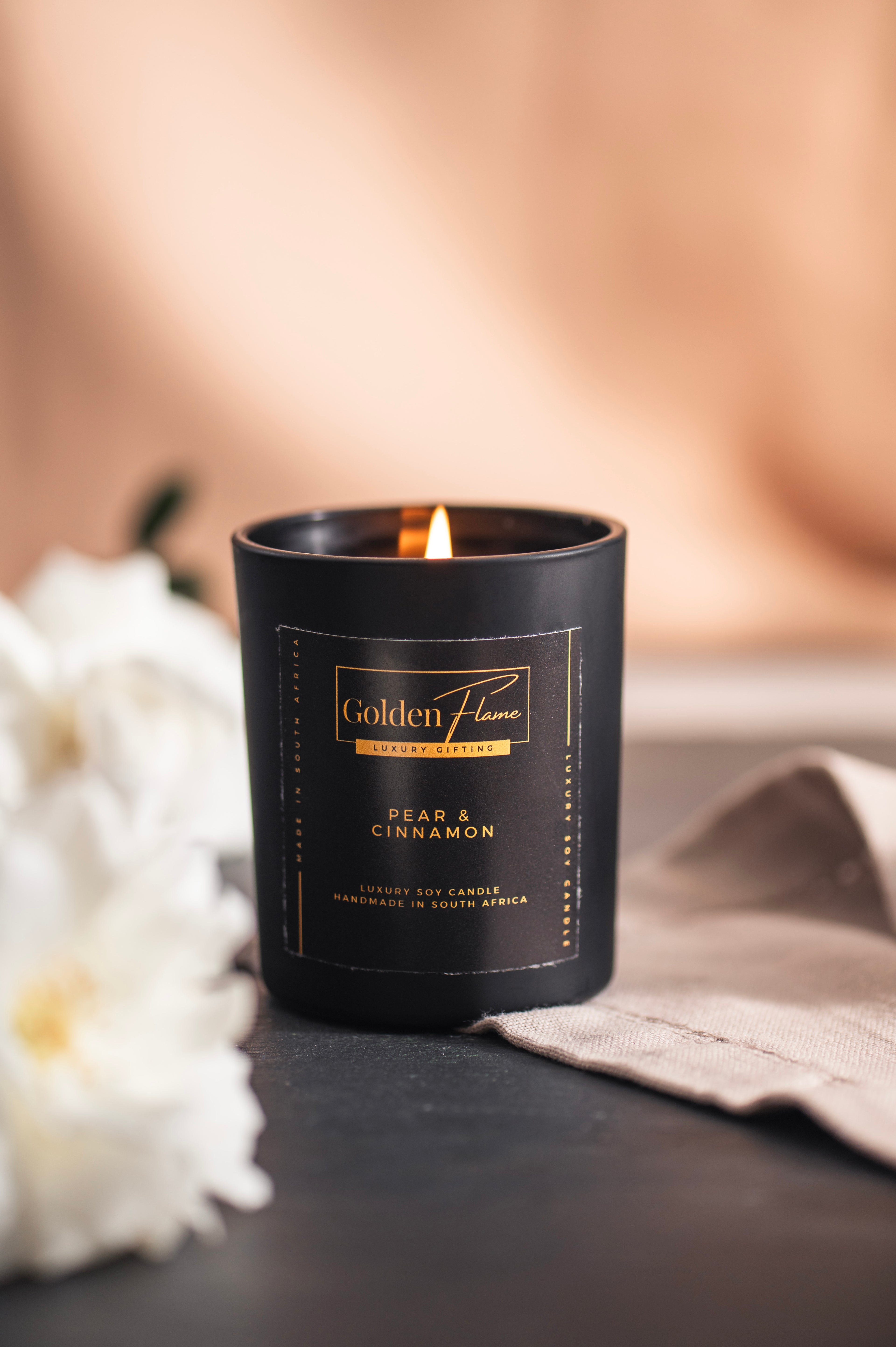 Pear and Cinnamon Soy Candle | Small