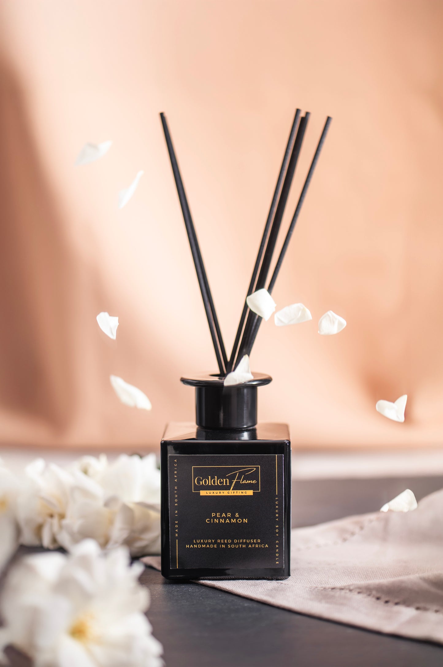 Pear and Cinnamon Reed Diffuser - Warm, Sweet & Spiced Home Fragrance