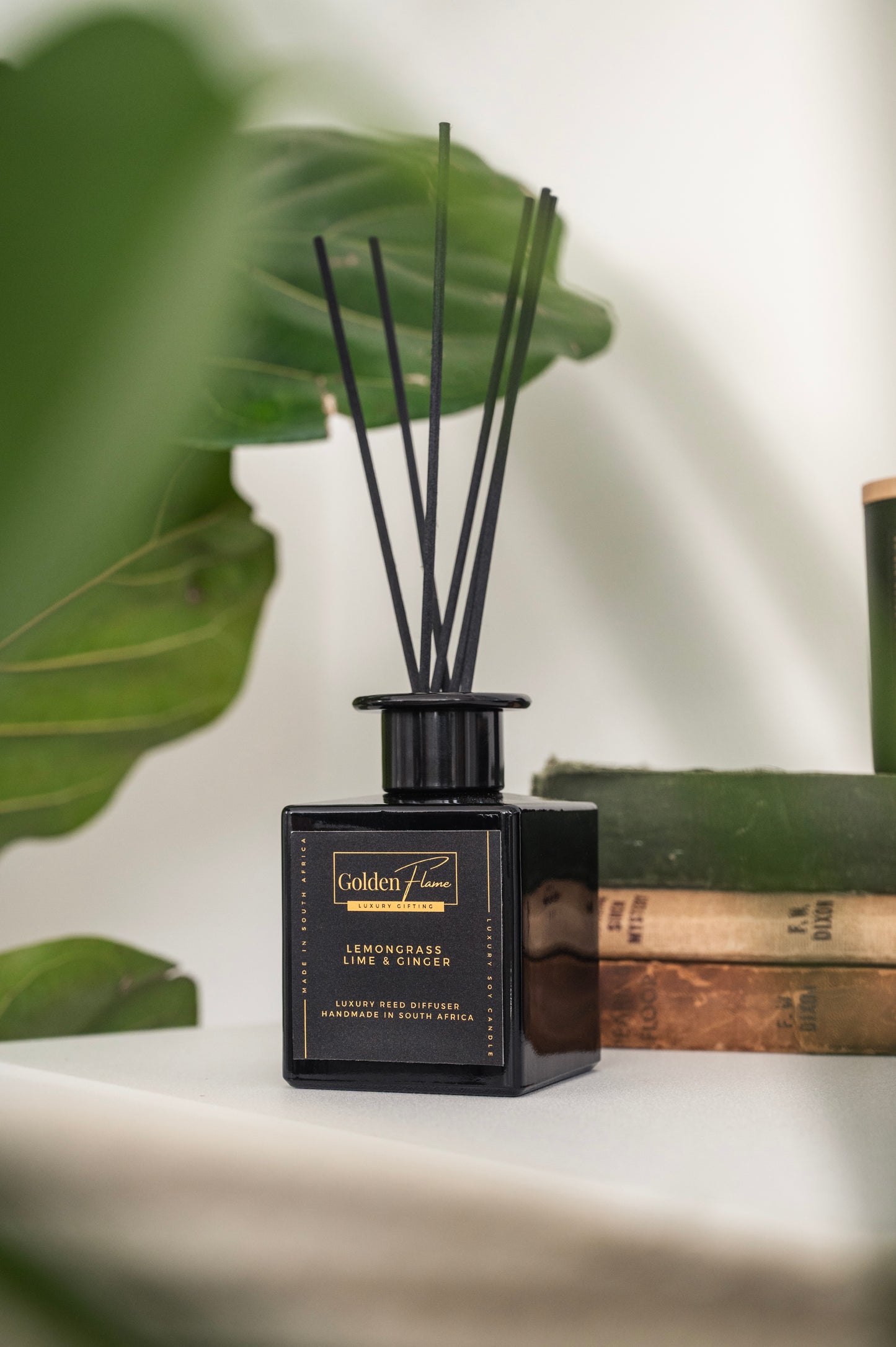 Lemongrass, Lime & Ginger Reed Diffuser – Fresh & Invigorating Home Fragrance