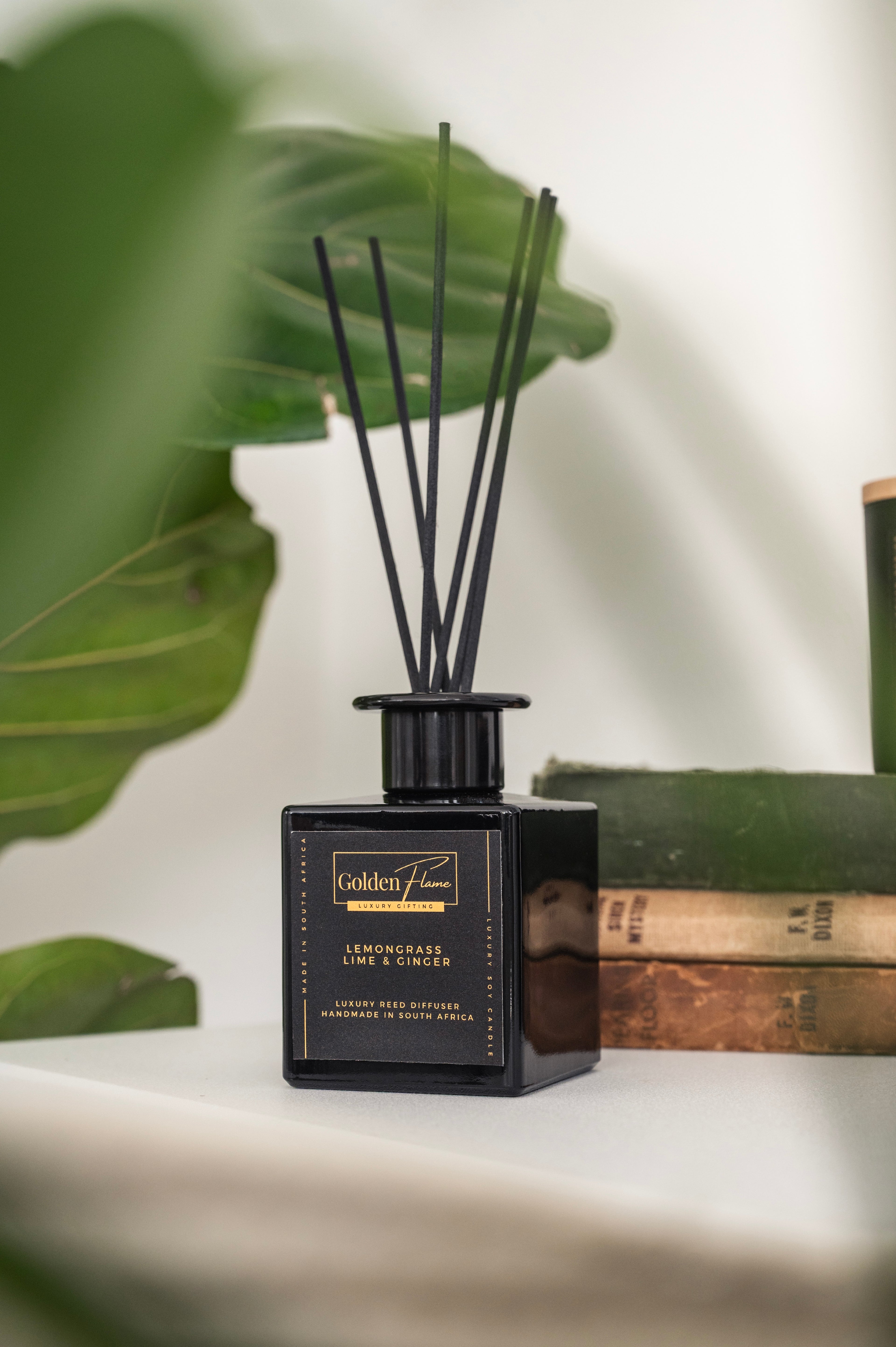 Lemongrass, Lime & Ginger Reed Diffuser – Fresh & Invigorating Home Fragrance