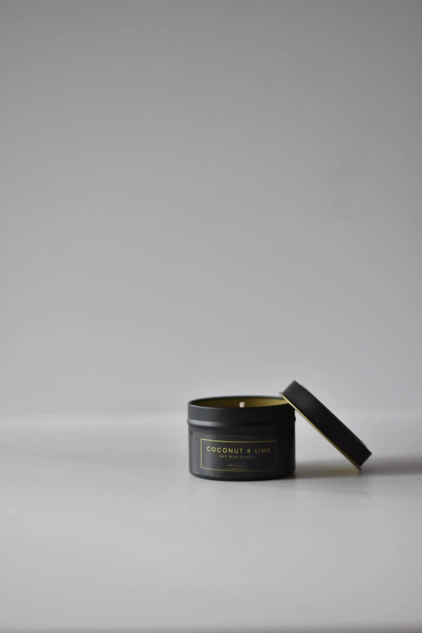 Coconut and Lime Soy Candle Golden Flame