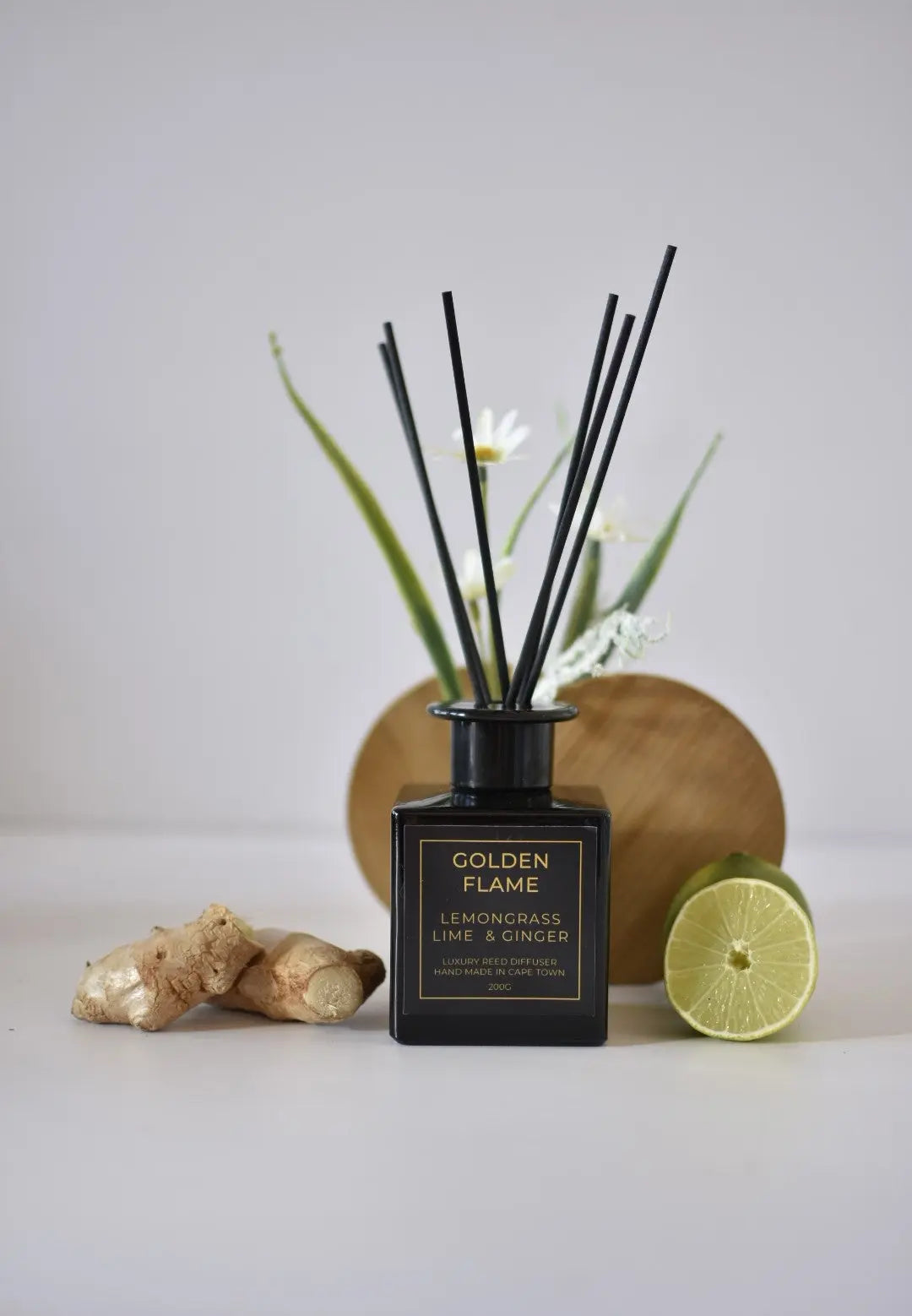 Lemongrass Lime And Ginger Reed Diffuser By Golden Flame lemongrass-lime-and-ginger-reed-diffuser-by-golden-flame