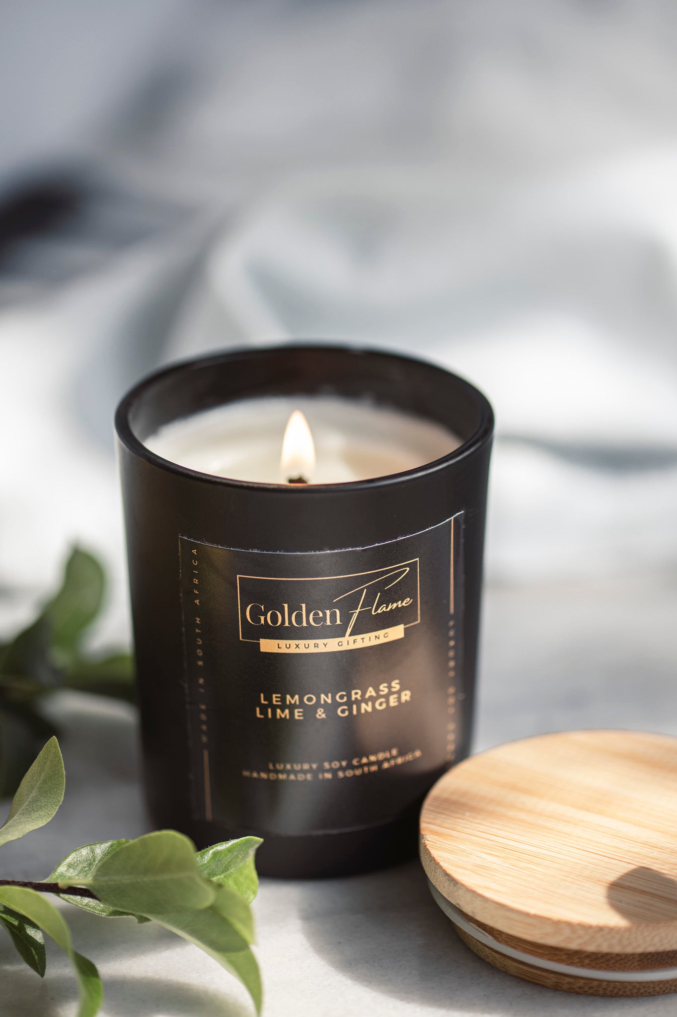 Lemongrass Lime and Ginger Soy Candle | Small