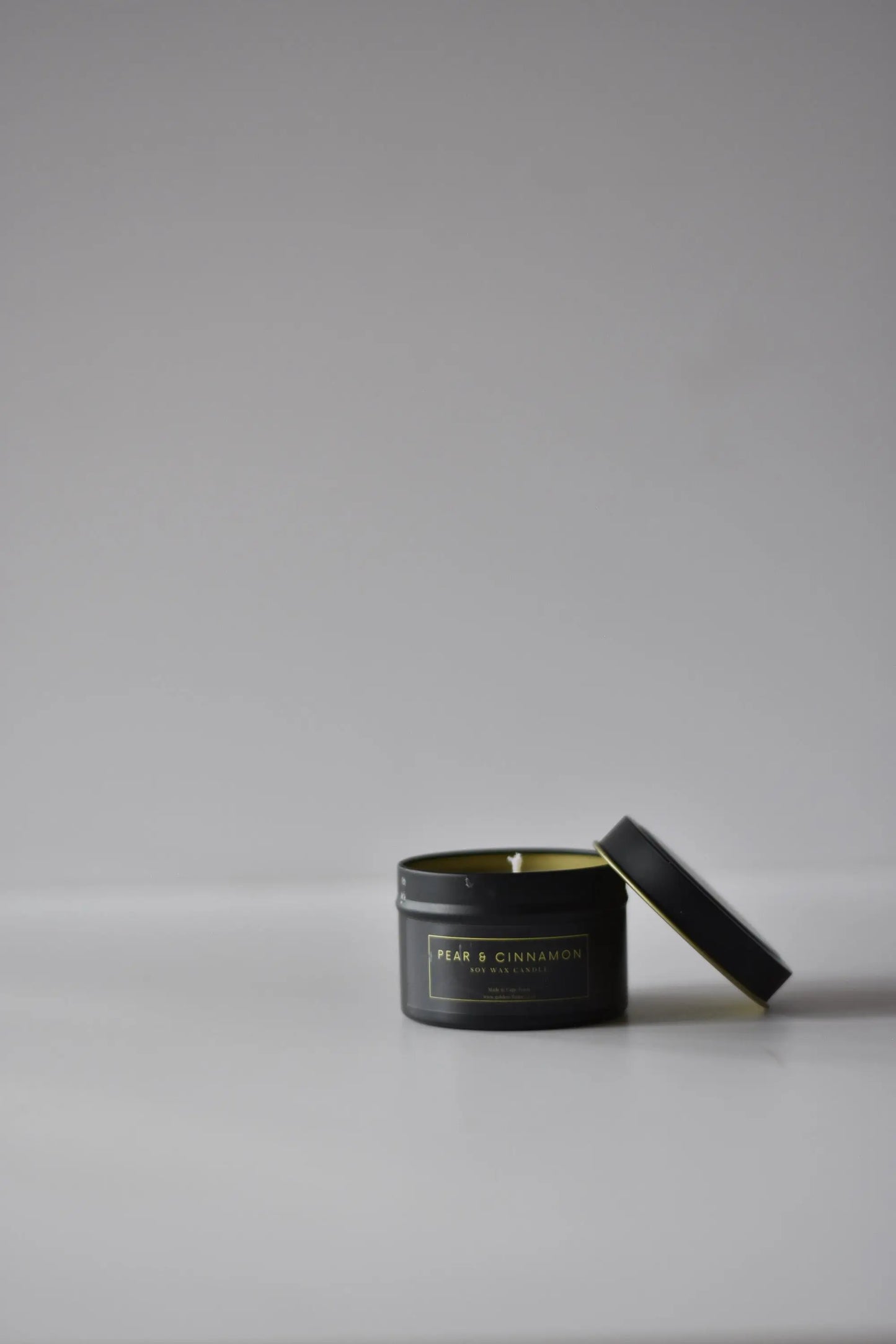 Pear and Cinnamon Soy Candle Golden Flame