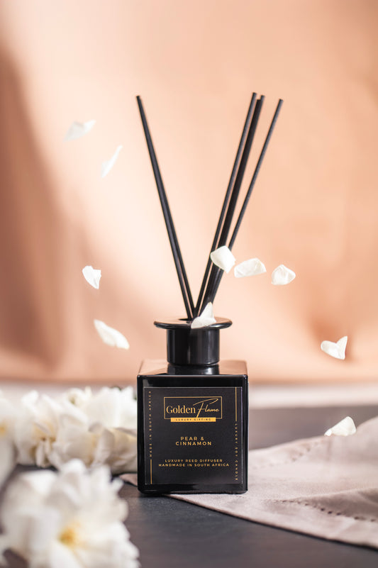 Pear and Cinnamon Reed Diffuser - Warm, Sweet & Spiced Home Fragrance