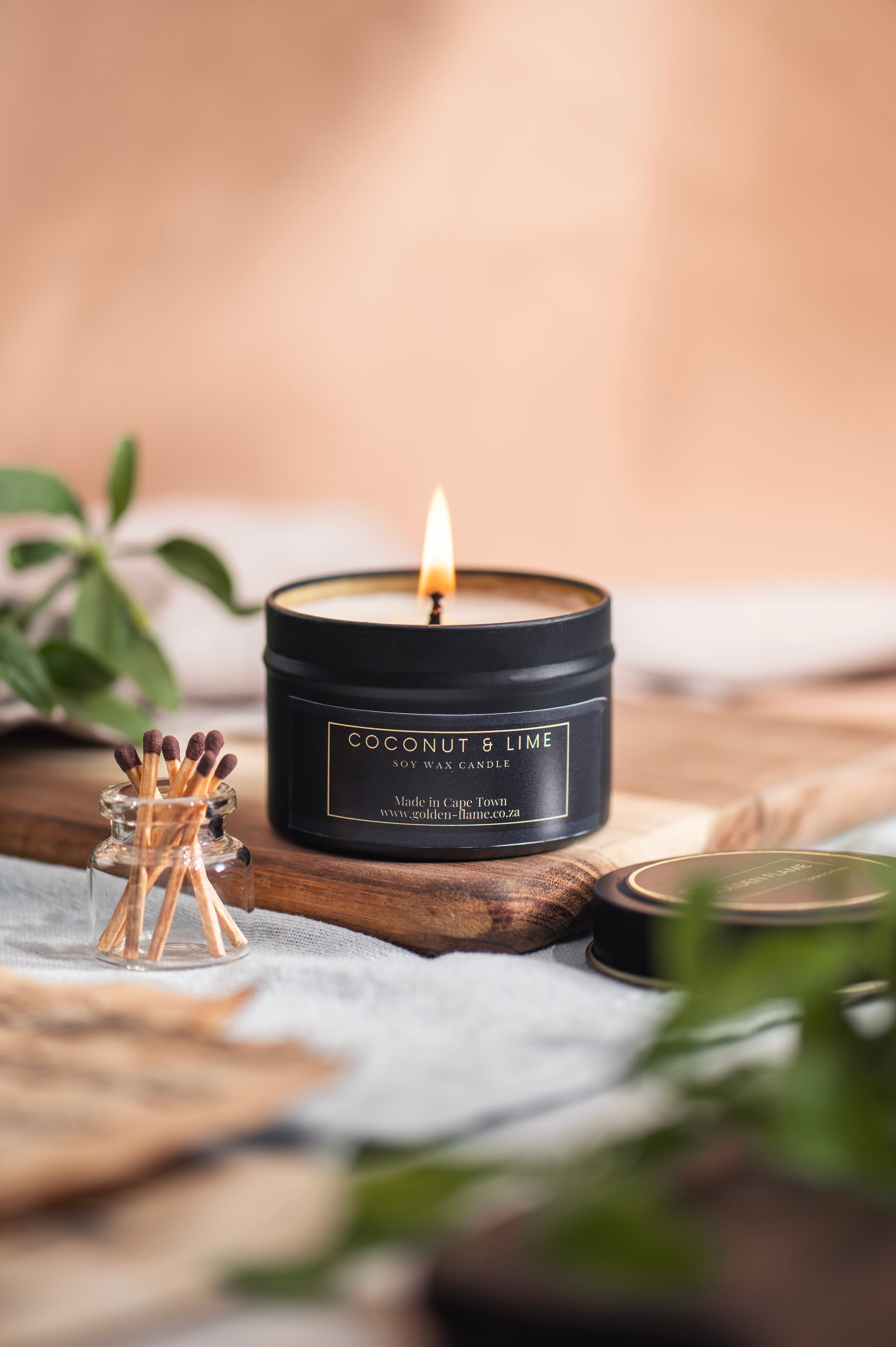 Coconut and Lime Soy Candle | Travel Tin