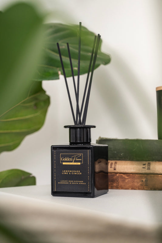 Lemongrass, Lime & Ginger Reed Diffuser – Fresh & Invigorating Home Fragrance