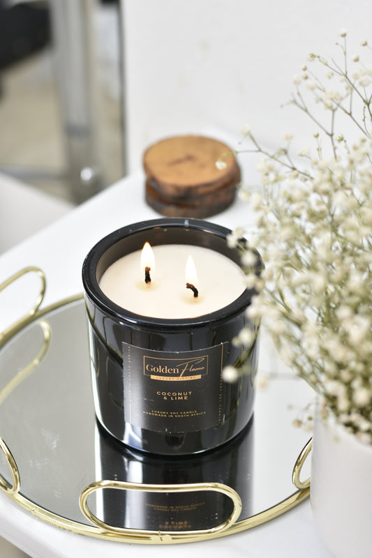 Coconut and Lime Soy Candle | Large