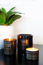 Neroli and Rooibos Soy Candle | Small Golden Flame