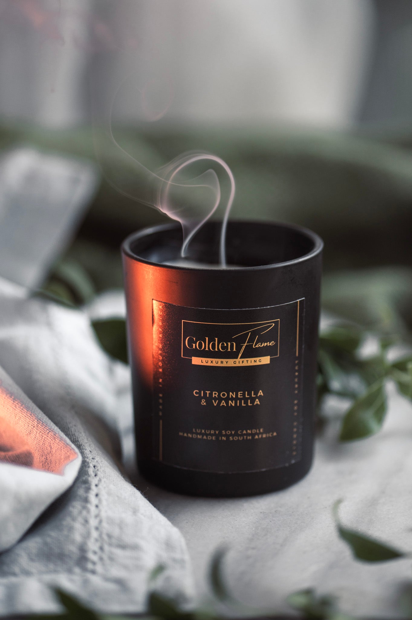 Citronella & Vanilla Soy Candle | Small