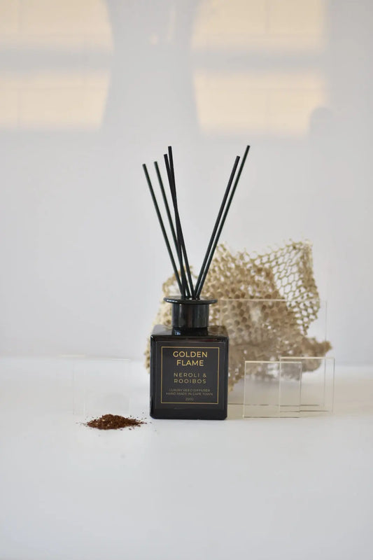 Neroli and Rooibos Reed Diffuser - Golden Flame