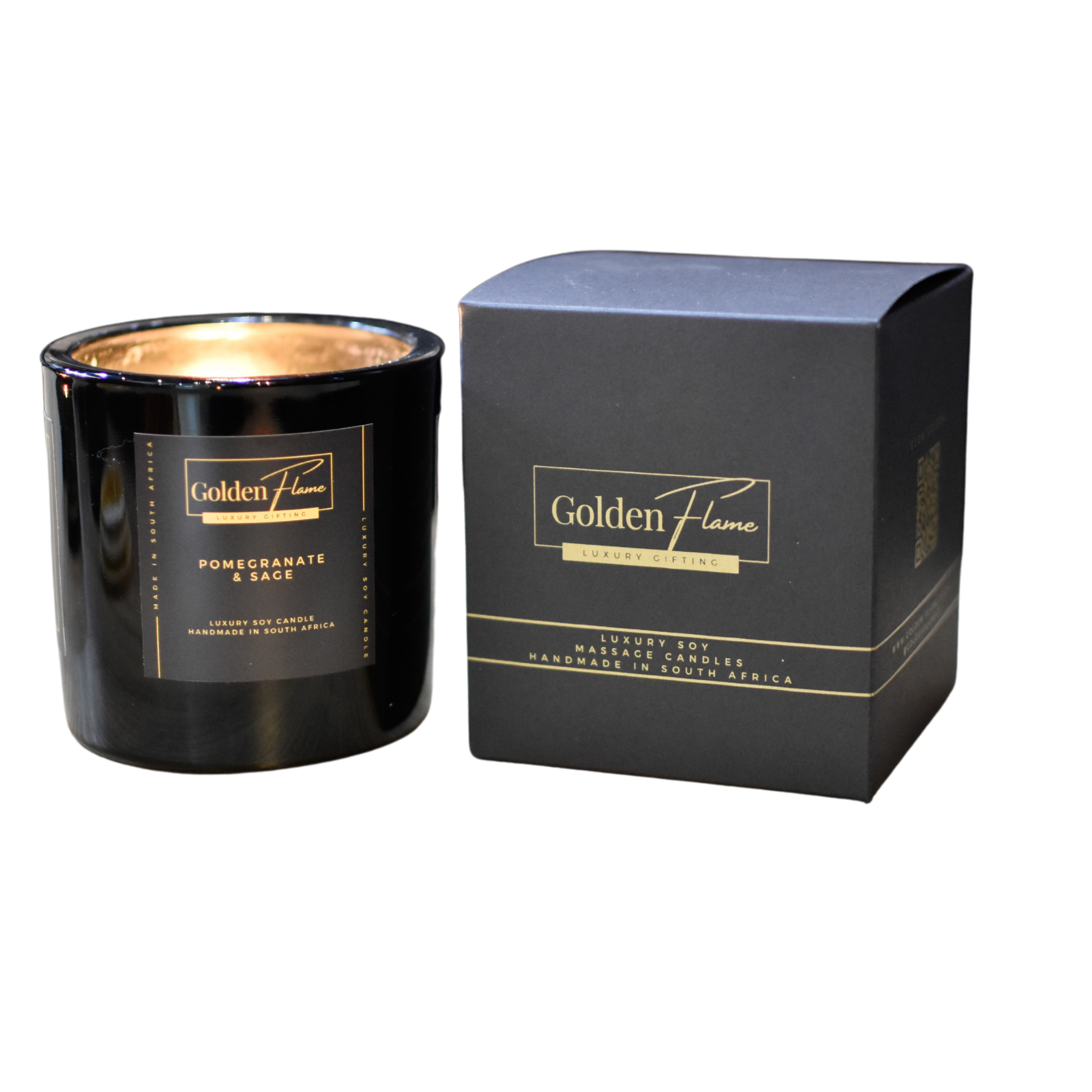 Pomegranate and Sage Soy Candle | Large