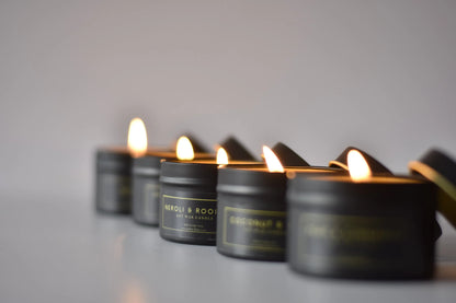 Soy Candle Travel Tin Golden Flame